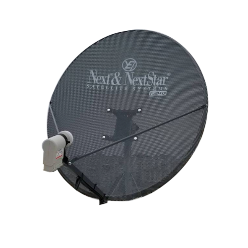 80 Cm Delikli 0,6 mm. Gri Renk Ofset Çanak Anten