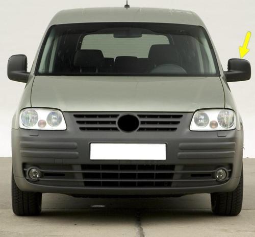 VW Caddy 2004-2010 Sol Dış Dikiz Aynası Komple Elektrikli 2K1857507K