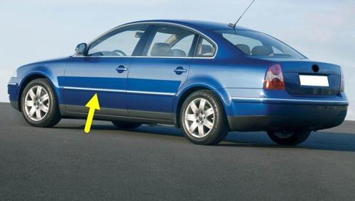 VW Passat B5.5 2001-2005 Sol Ön Kapı Bandı Çıtası Kromlu 3B0853515C