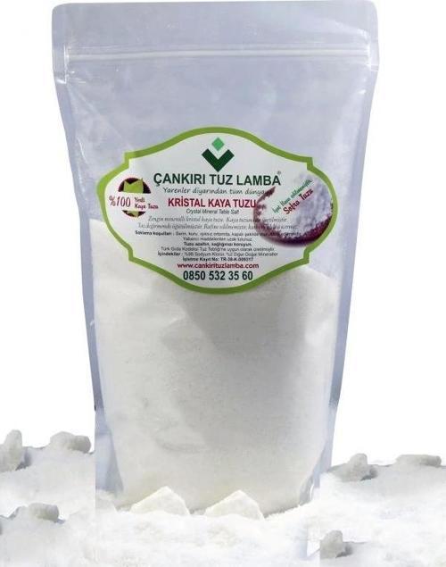 Doğal Çankırı Mineralli Kristalli Sofra Tuzu İnce 1 Kg