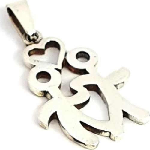 925 ayar gümüş aşk kolyesi