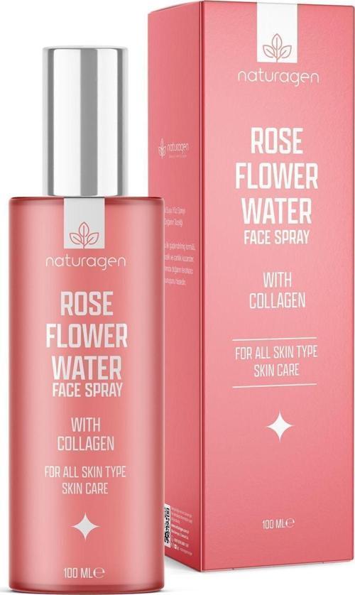 Rose Flower Face Spray-aydınlatıcı Gözenek Sıkılaştırıcı Kolajenli %100 Doğal Gül Mayalı