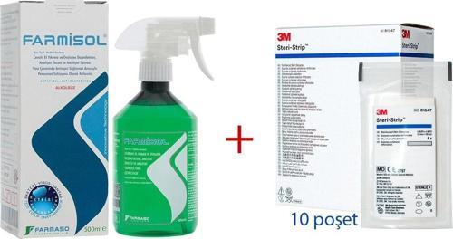 Steri-Strip Dikiş Bandı 12Mm X 100Mm R1547 10 Poşet - Farmisol Medikal Kullanım 500 Ml