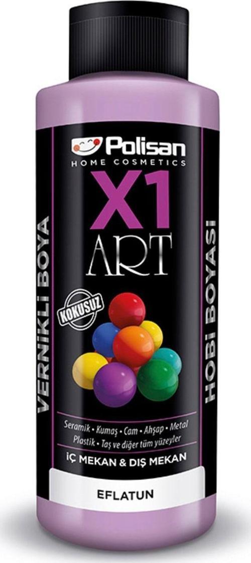 X1 Art Vernikli Hobi Boyası Eflatun 120 Ml