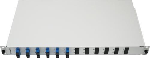 1U 19” Mekanik Sürgülü Patchpanel Sc/Upc Dublex 6XAdaptör 12xPigtail 2 Yıl Üretici Garantili