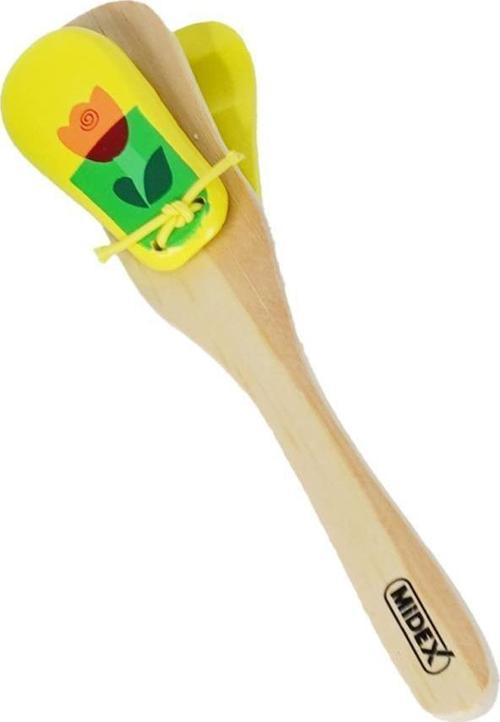 Orf-MRC-04YL Örf Aletleri Kaliteli Kastanyet Marakas Sarı