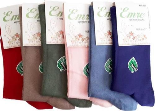 Emre Kadın Bambu Asorti Bayan Soket Çorap 6lı Paket