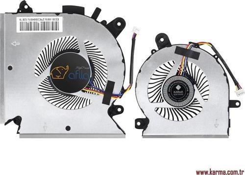 MSI GF65 Thin, GF65 9SE, GF65 9SD, ... vb Notebook Cpu, Gpu Fanı, işlemci ve Ekran Kartı Fanı (Sağ,Sol SET)