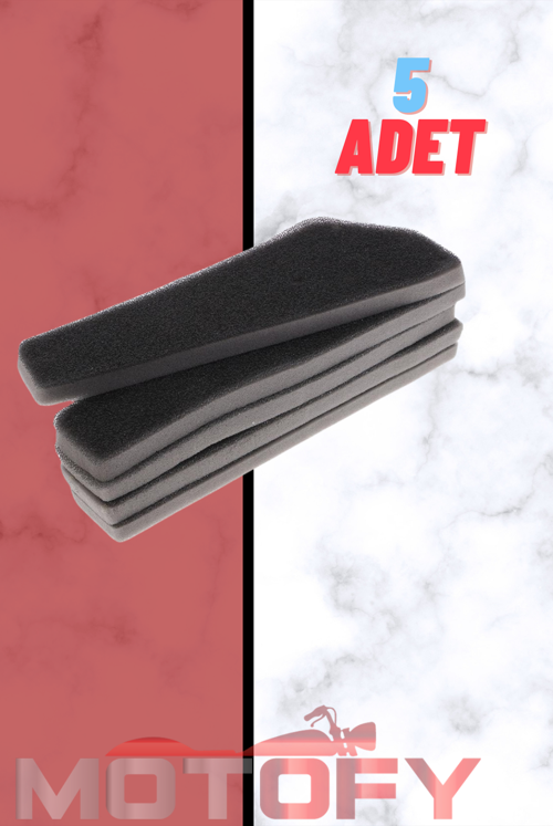 50 CC SCOOTER MOTOSİKLET HAVA FİLTRESİ (5'Lİ AVANTAJ PAKETİ) MONDİAL WİNG 50 REVOLT RS5