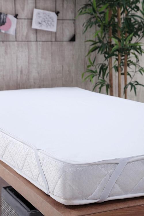 120x200 Sıvı Geçirmez Tek Kişilik Alez Pamuklu Köşe Lastikli
