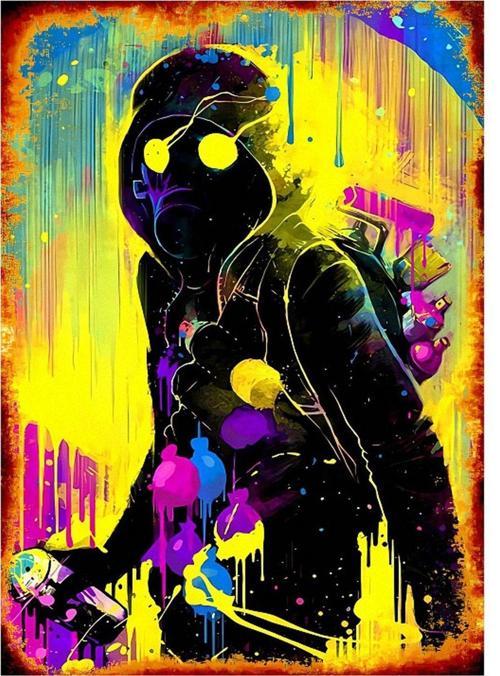 Fortnite Fps Afiş Dekoratif Ahşap Tablo 35 cm x 50 cm