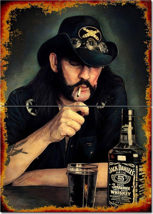 Motorhead Lemmy Killmister Modern Ahşap Tablo 70 cm x 100 cm
