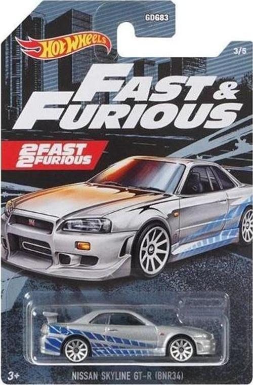 Fast & Furious Nissan Skyline Gt-R (BNR34) (1/64)