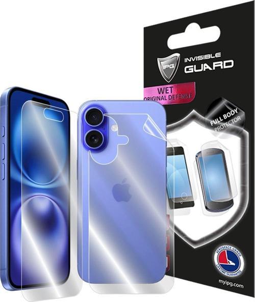 Apple Iphone 16 Için Hydrogel (İnce Tpu) Tam Kaplama (Ekran Ve Arka Koruma)