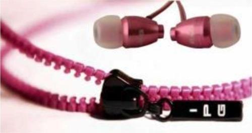 Ez-Buds Fermuarlı Kulakiçi Mikrofonlu Kulaklık Pembe