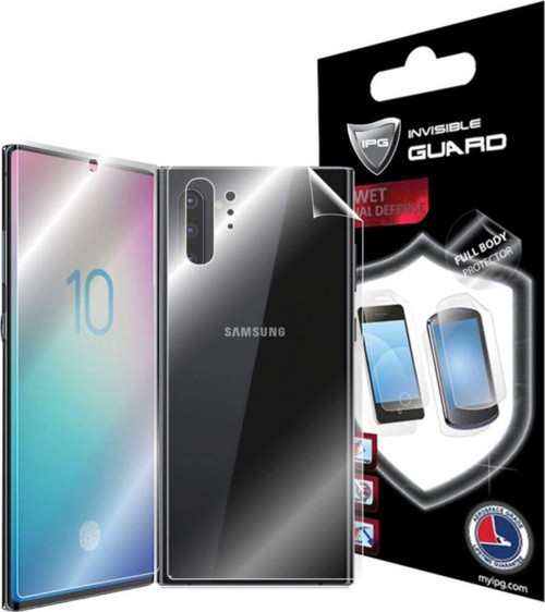 Samsung Galaxy Note 10 Plus Görünmez Hydrogel Tam Kaplama (Ekran Ve Arka Koruma)