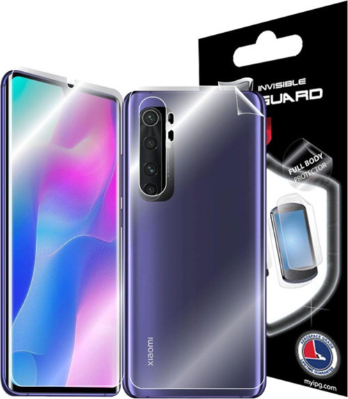 Xiaomi Mi Note 10 Lıte Görünmez Hydrogel Tam Kaplama (Ekran Ve Arka Koruma)