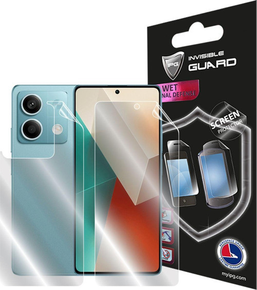 Xiaomi Redmi Note 13 İçin Hydrogel Tam Kaplama (Ekran Ve Arka Koruma)