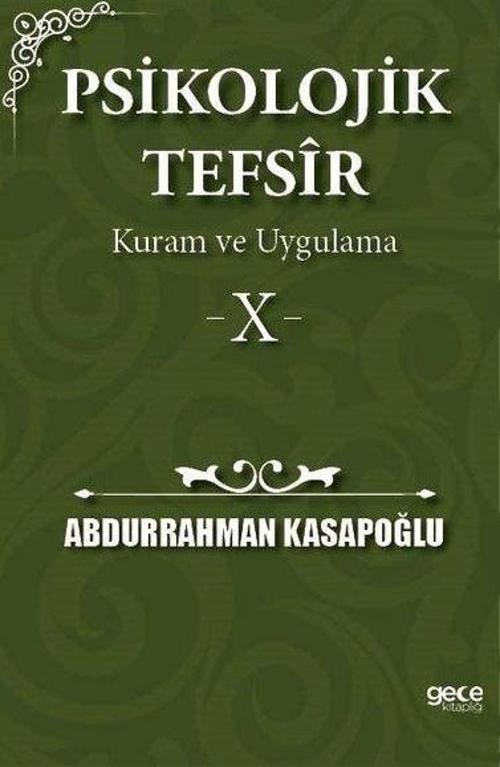 Psikolojik Tefsir Kuram ve Uygulama 10