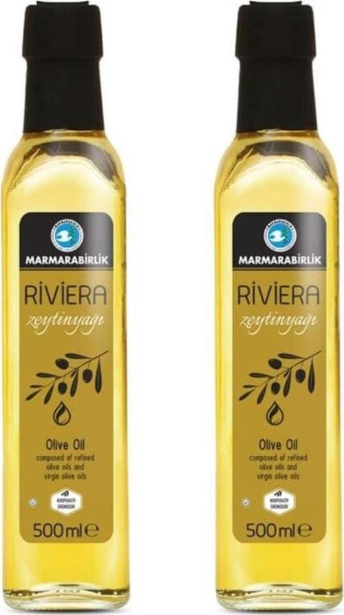 Riviera Zeytinyağı 500 ml Cam 2 li