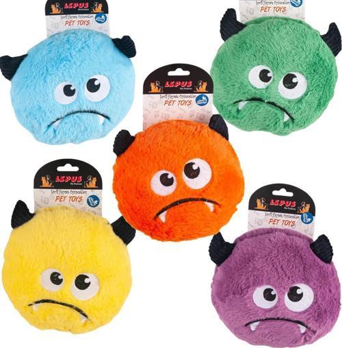 MONSTER PELUŞ KÖPEK OYUNCAĞI RENKLİ 