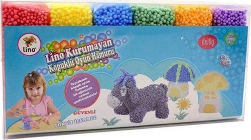 Kurumayan Köpüklü Oyun Hamuru 10 Gr Pvc Kutu 6lı