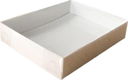 Asetat Kapaklı Karton Kutu 12X15X3 (25 Adet)  Beyaz