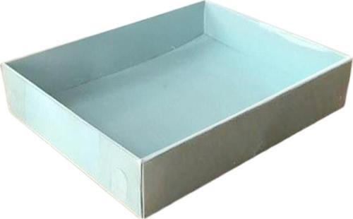 Asetat Kapaklı Karton Kutu 12X15X3 (25 Adet)  Mavi
