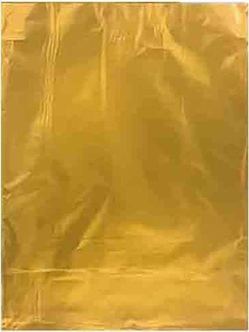 Hediye Paketi İçin Metalize Yapışkanlı Poşet 17X25 CM (100 Adet)  Altın