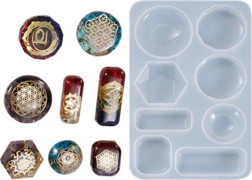 Epoksi Silikon Kalıp Eğlenceli El Sanatları Kolye Ucları 8 Li