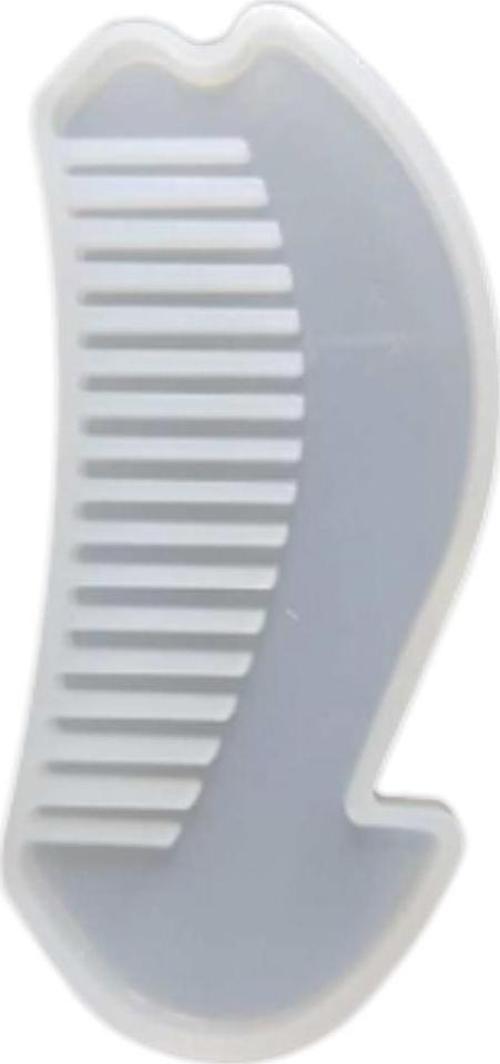 Epoksi Silikon Kalıp Sapsız Tarak Kalıbı 14 CM  E113
