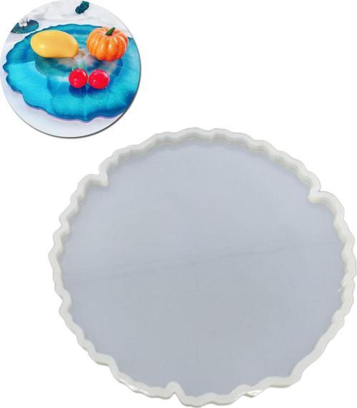 Epoksi Silikon Kalıp YERLİ ÜRETİM Güneş Tırtıklı Tepsi Kalıbı 40 CM