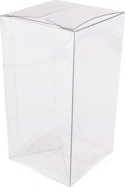 Komple Asetat Kutu  Otomatik 5X5X12 CM (50 Adet)