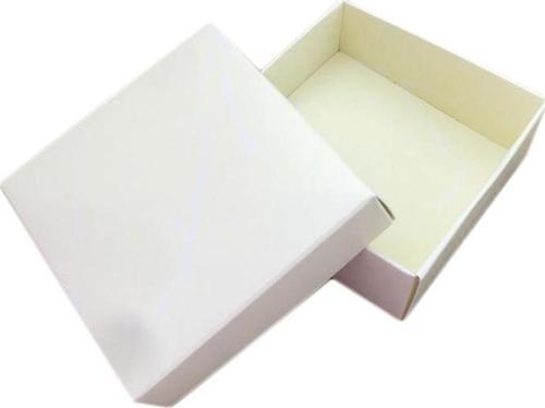 Komple Karton Kutu Mermer Desenli 8X8X3 CM (50 Adet)  Krem