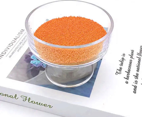Kristal Tozu Boncuk Vanilya Kokulu Parafin (Mum Yapım Malzemesi ) 100 Gram+5 Metre Fitil Somon