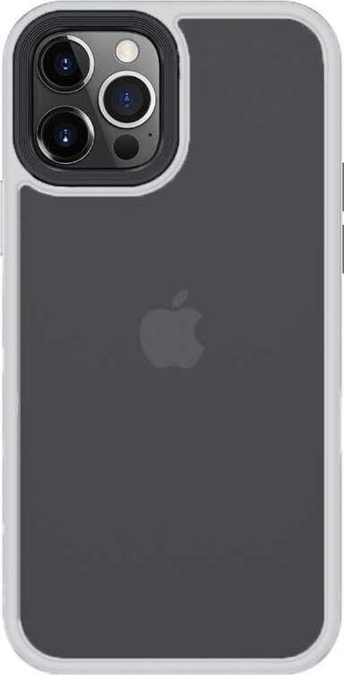 Apple iPhone 12 Kılıf Arkası Mat Buzlu Hybrid Kapak