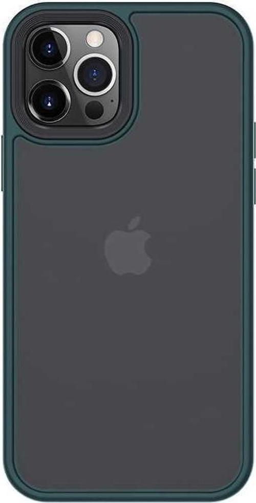 Apple iPhone 12 Kılıf Arkası Mat Buzlu Hybrid Kapak