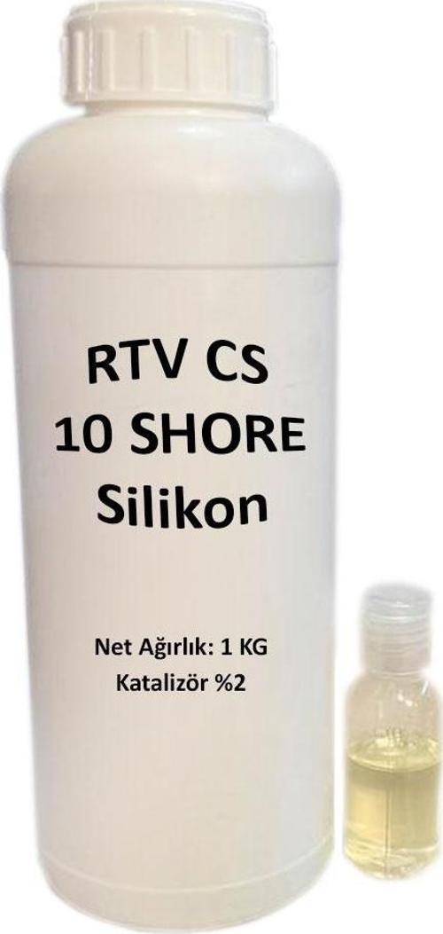RTV-2 Kalıp Silikonu 10 SHORE Yarı Şeffaf (1 KG)