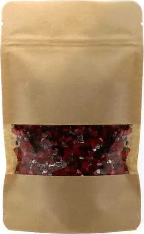 Pencereli Koyu Kraft Doypack 11x18,5 cm - 2000 Adet