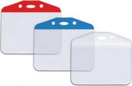OVAL ŞERİTLİ KART POŞETİ BEYAZ 10LU (9101100)