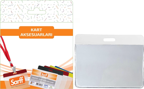 7.5x9.5cm BEYAZ KART POŞETLERİ BLİSTER - 10ADET