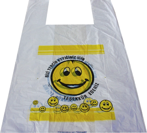 Hışır Poşet Smile Baskılı Küçük Boy ( 200'lü x 10 Paket )