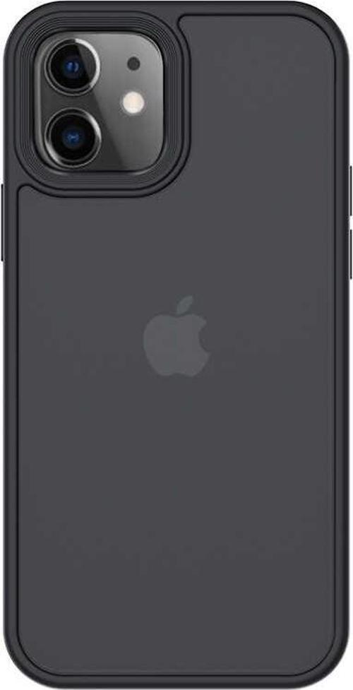 Apple iPhone 12 Mini Kılıf Arkası Mat Buzlu Hybrid Kapak