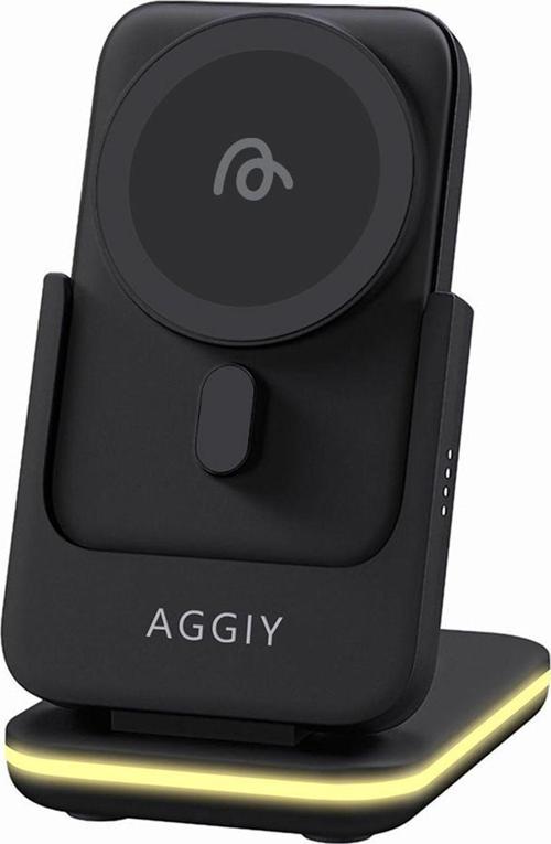 Ag-W18 3 In 1 23W Wireless Magsafe Şarj İstasyonu & Powerbank