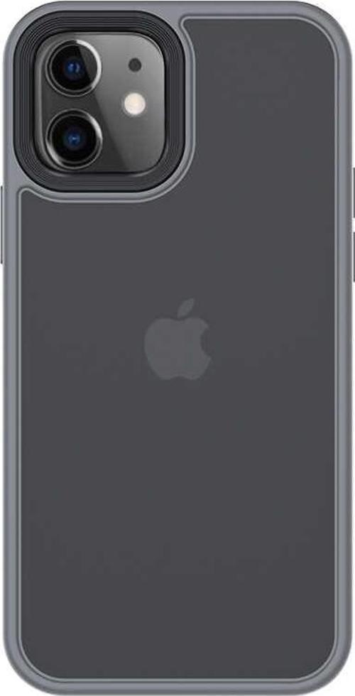 Apple iPhone 12 Mini Kılıf Arkası Mat Buzlu Hybrid Kapak