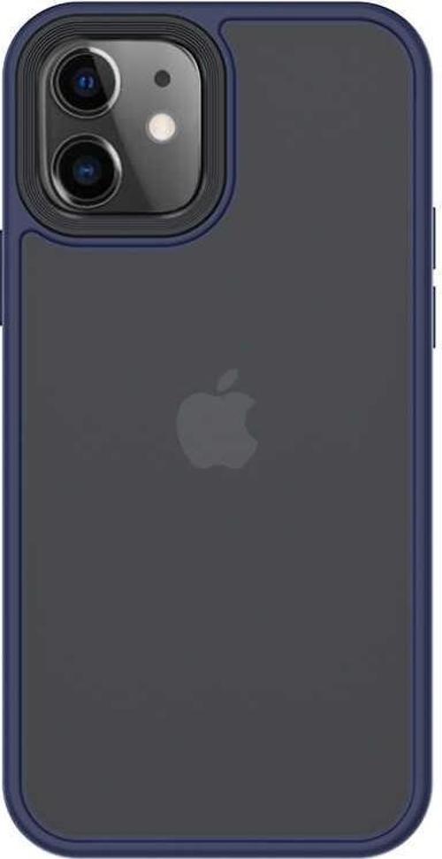 Apple iPhone 12 Mini Kılıf Arkası Mat Buzlu Hybrid Kapak