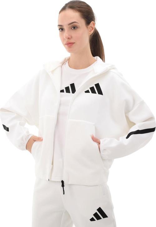 JE7849-K adidas W Z.n.e. Fz Kadın Ceket Beyaz