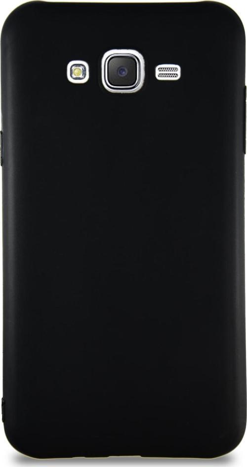 Samsung Galaxy J7 Core Kılıf Soft Premier Renkli Silikon Kapak - Siyah