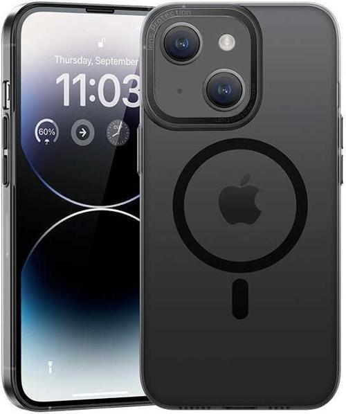 Apple iPhone 14 Kılıf Sararmayan Wireless Şarj Destekli Magnetik Haze Kapak