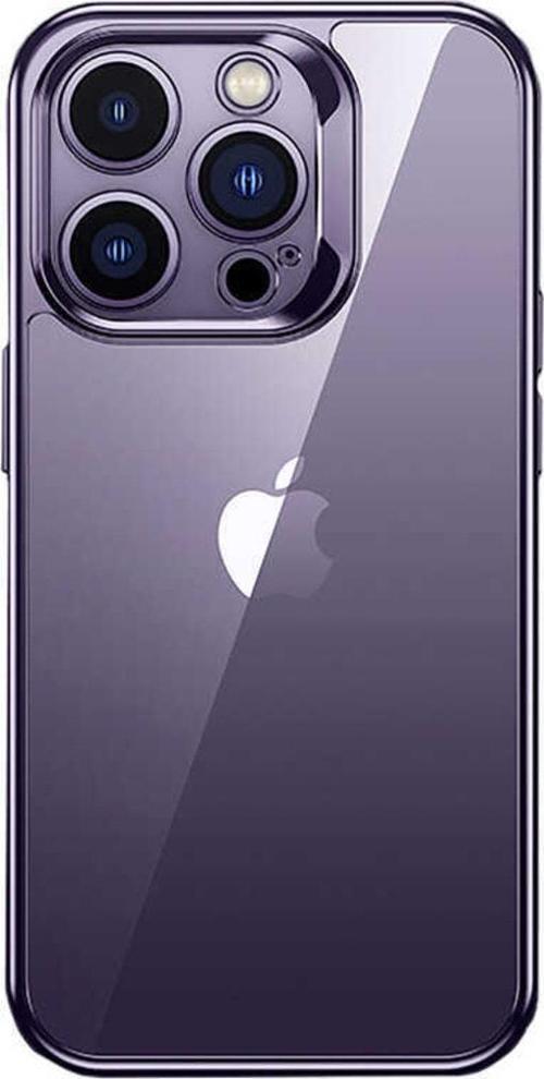 Apple Iphone 14 Pro Kılıf Electroplating Tpu Kapak Ekran Koruyucu Hediyeli